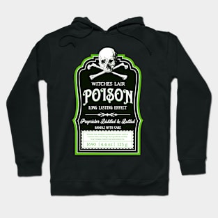 Skull and Bones Poison Label Hoodie